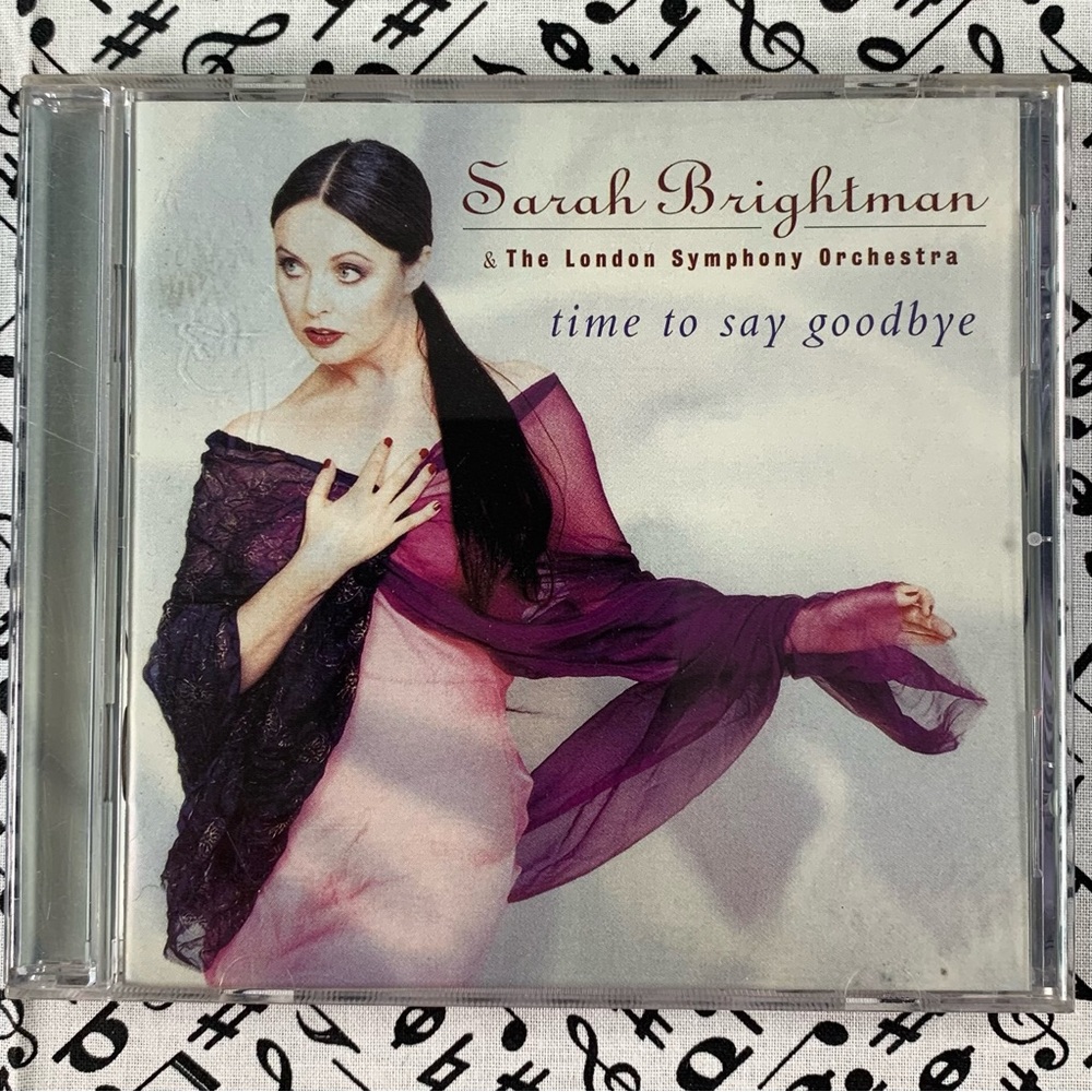 Sarah Brightman CD: Time to Say Goodbye.